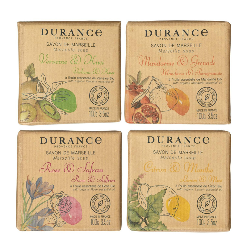 法國 Durance 朵昂思 香皂系列 100g 馬鞭草奇異果 玫瑰藏紅花 薄荷檸檬 柑橘石榴 香皂 附發票現貨 ｜換季推薦⚡專櫃保養 初秋彩妝 品牌香氛 【心心哈德】