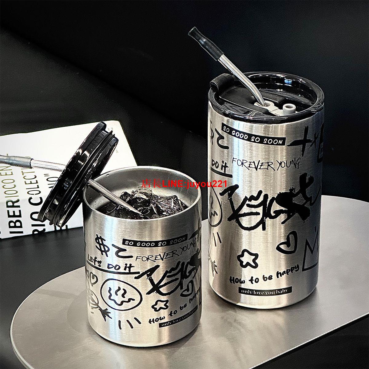 【30天熱銷1122件】絢青不銹鋼保溫杯便攜戶外水杯家用隨手杯杯子男辦公室情侶咖啡杯