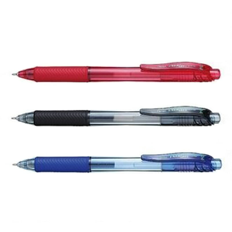 【Pentel飛龍】BLN104 極細極速-X鋼珠筆(按壓式) 0.4mm 12支/盒