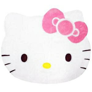 【震撼精品百貨】Hello Kitty 凱蒂貓-HELLO KITTY可愛造型絨毛地墊-白色 震撼日式精品百貨