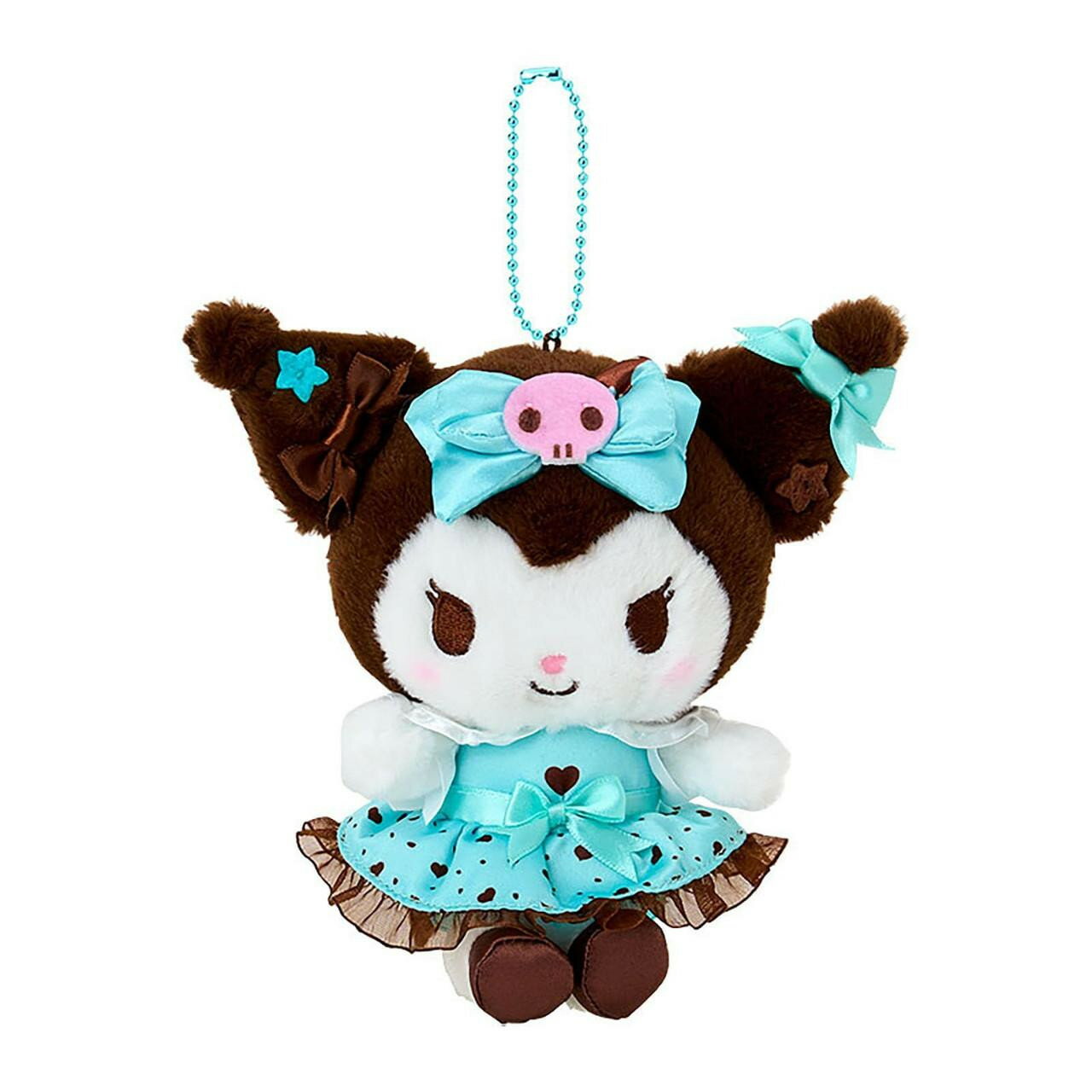 【震撼精品百貨】酷洛米_Kuromi~Sanrio 日本SANRIO三麗鷗 酷洛米絨毛玩偶吊飾-薄荷巧克力*06149