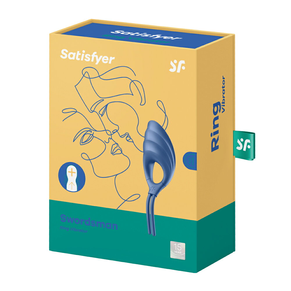 德國Satisfyer Swordsman 可調節男士精力環 (藍)