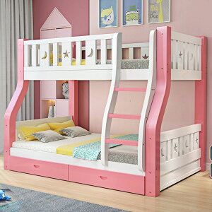 實木上下床雙層床上下鋪床二層兒童床高低子母床兩層儲物