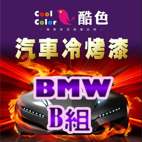 【BMW-B組】BMW 汽車冷烤漆 酷色汽車冷烤漆 BMW車款專用噴漆 STANDOX烤漆，400ML