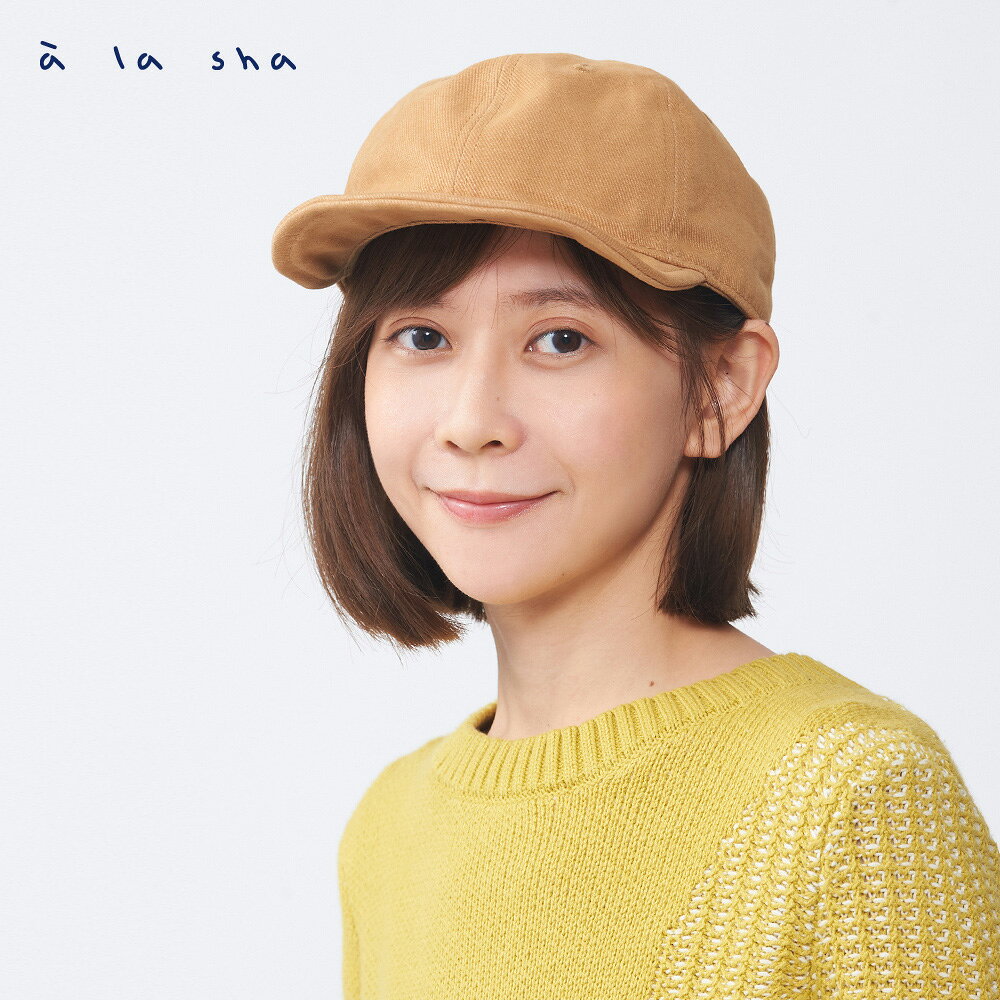 a la sha 可翻帽舌繡花帽 1