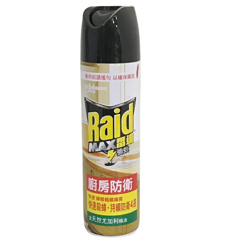 Raid雷達 快速蟑螂螞蟻藥-天然尤加利精油(500ml/瓶) [大買家]