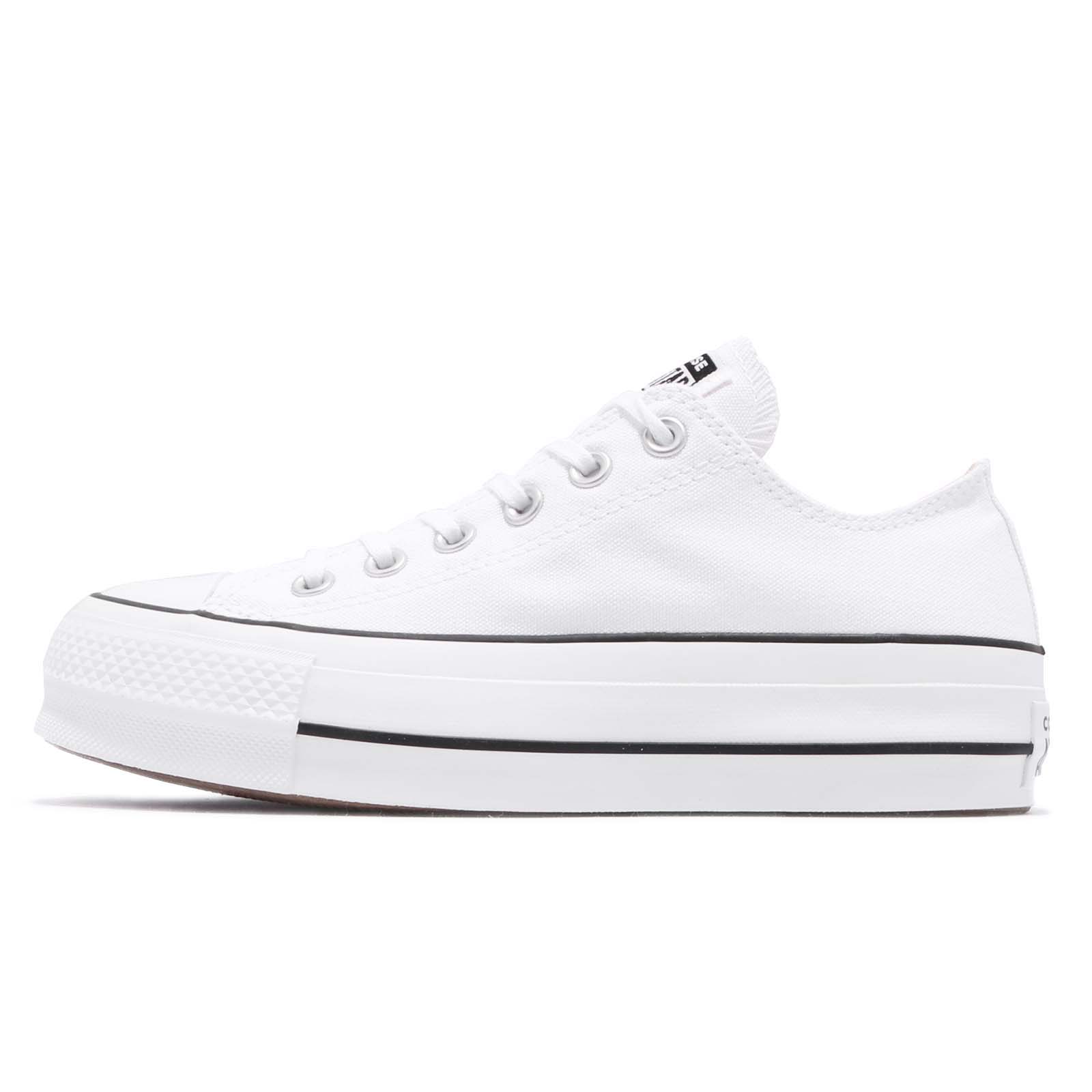 Converse 帆布鞋 Chuck Taylor All Star Lift 女鞋 白 厚底 增高 休閒鞋