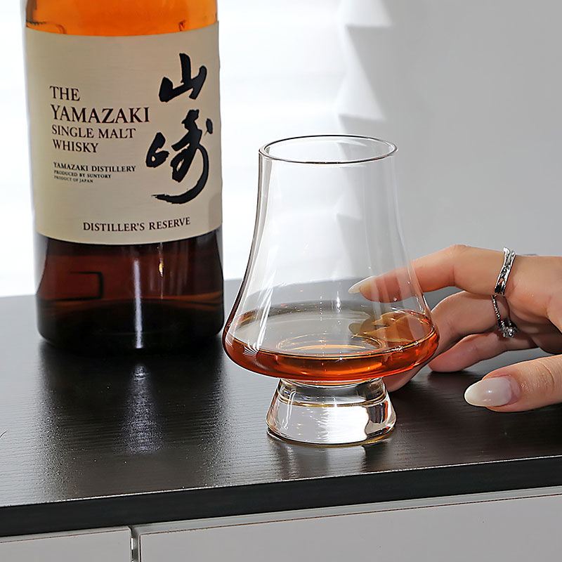 威士忌杯 附發票 快速出貨 小眾私藏法式聞香杯威士忌紅酒咖啡飲品杯水晶玻璃標準杯洋酒杯SS0306公司貨
