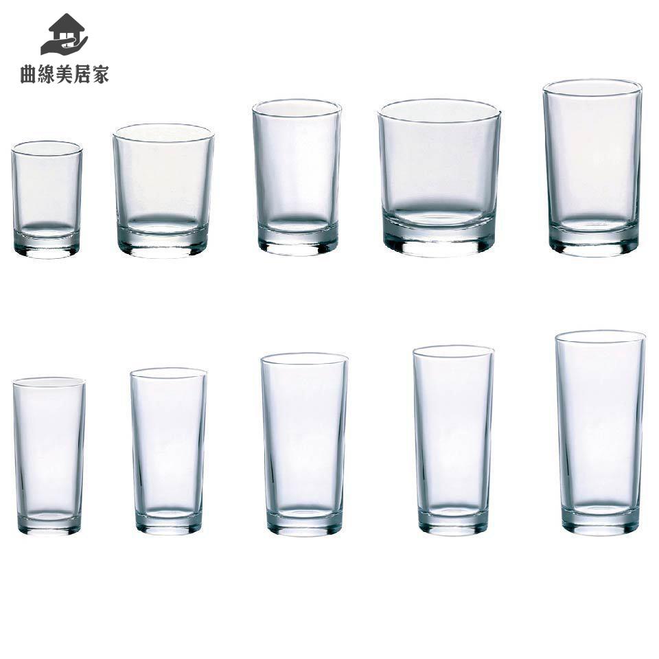 直身鋼化杯 耐高溫防摔玻璃啤酒杯 消毒餐具5安水杯 定logo廣告促銷qxm9021
