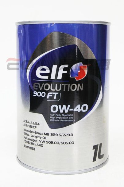 ELF EVOLUTION 900 FT 0W40 日本鐵罐 全合成機油【APP下單最高22%點數回饋】