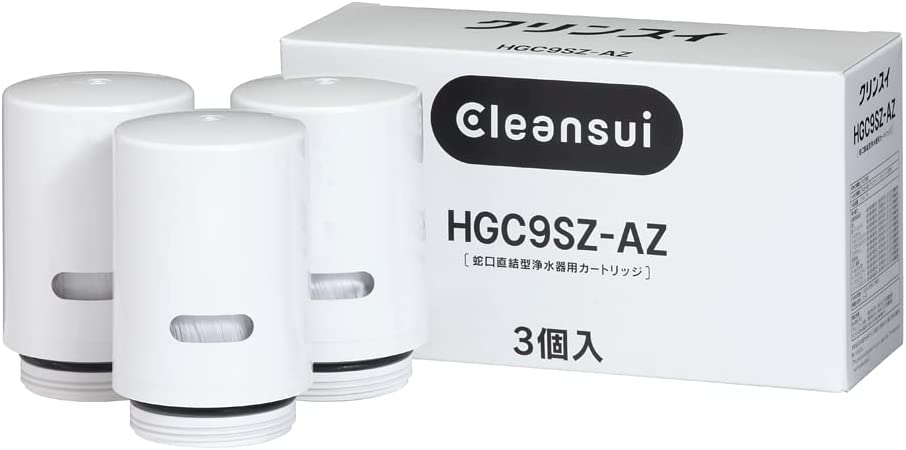 【日本代購】可菱水淨水器水龍頭直連型CSP系列替換濾芯(HGC9S×3個裝) HGC9SZ-AZ