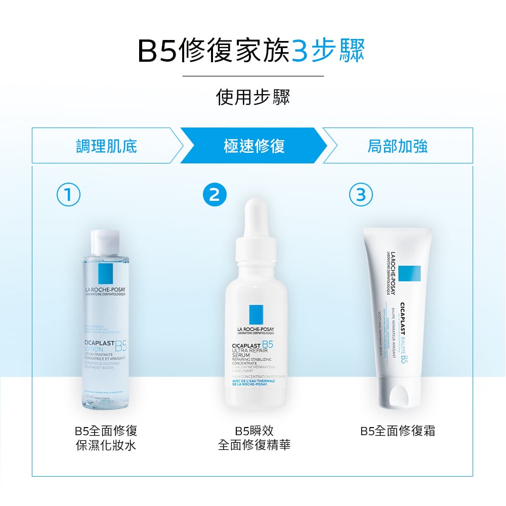 理膚寶水 B5瞬效全面修復精華 30ml 8