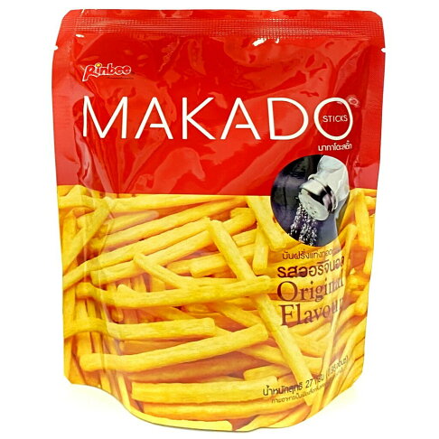 《 Chara 微百貨 》 泰國 MAKADO 麥卡多 薯條 鹽味 海苔 團購 批發 印尼 烤牛肉風味 1