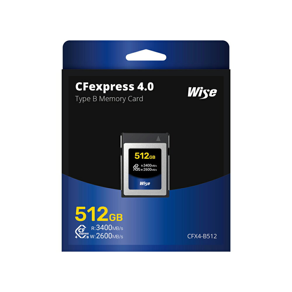 EC數位 Wise 裕拓 CFX4-B512 CFExpress Type B 高速記憶卡 4.0/512G 相機 記憶卡 照片