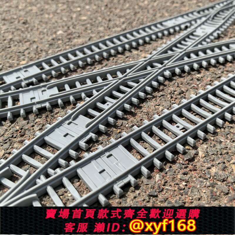 【可開發票】模擬火車鐵路模型沙盤高鐵普速水泥枕軌道1:75比例