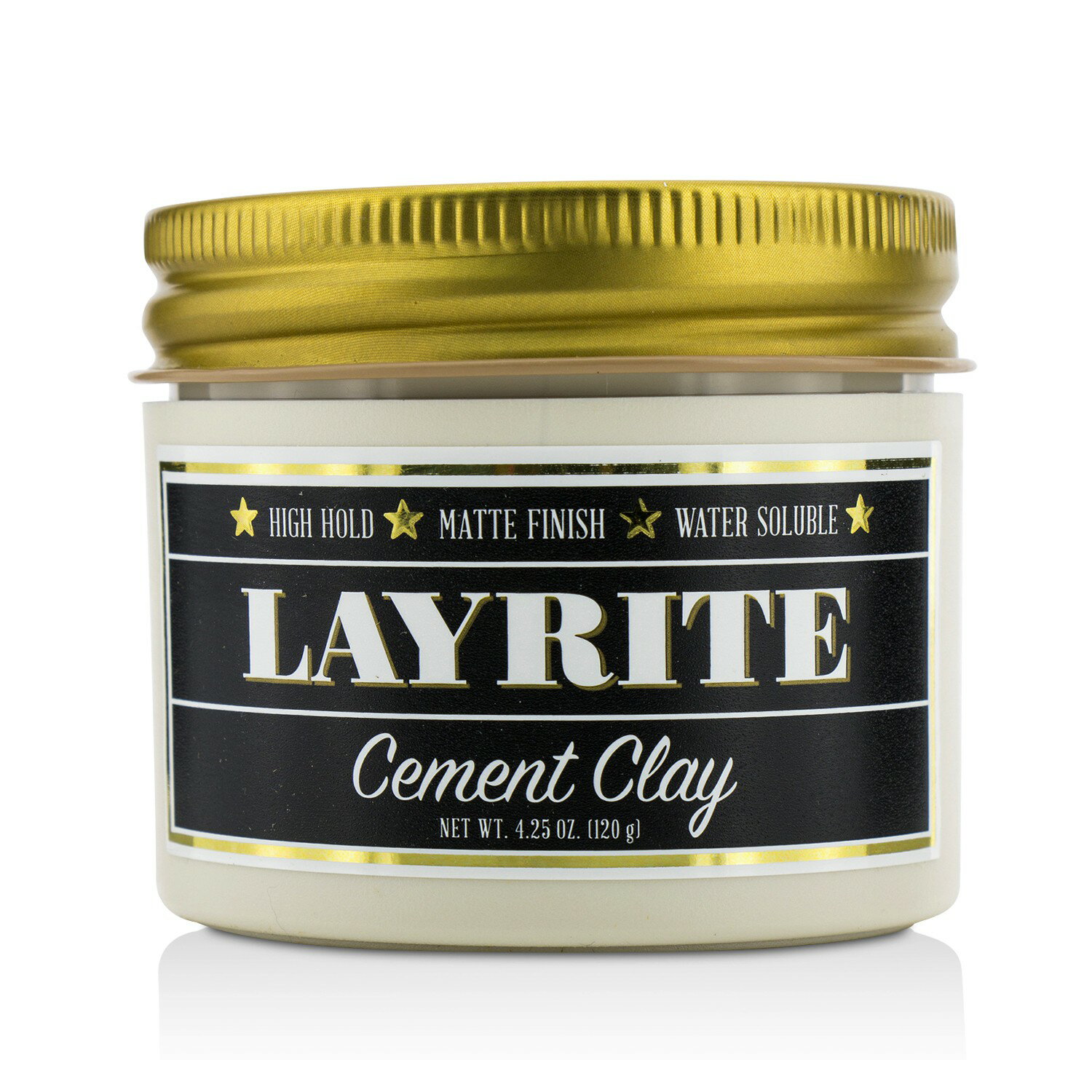 Layrite - 黑女郎水洗式髮泥Cement Clay(強力啞致，水溶性)