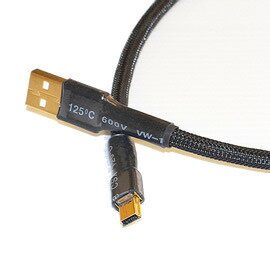 志達電子 CAB037(Canare 20AWG) USB A公-mini 5pin Canare USB DAC 專用傳輸線 傳導線 適用 fireye2 D12Hj mini Udac