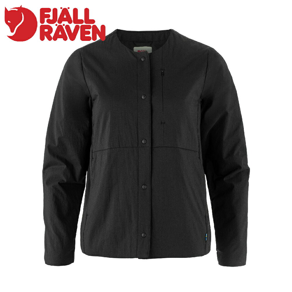 【Fjallraven 小狐狸 女 HC Insulated 夾克《黑》】F14500179/保暖外套/薄外套/休閒外套