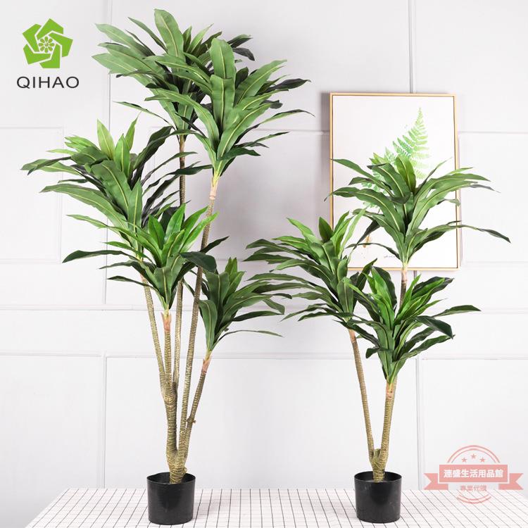 【模擬】模擬巴西鐵樹室內綠植盆栽裝飾人造植物櫥窗擺件廠家直銷