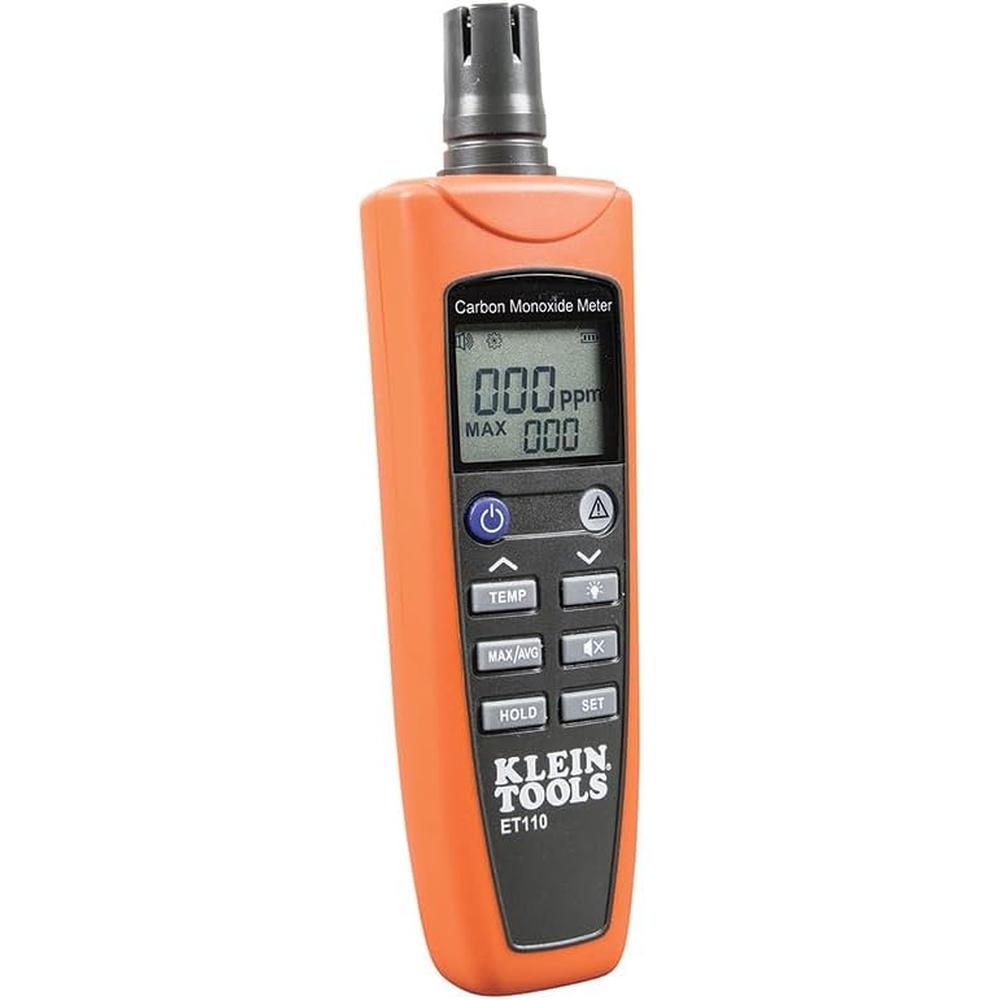 【美國代購】Klein Tools ET110 CO 檢測儀｜一氧化碳測試器｜內建警報器｜附 AAA 電池與攜帶袋