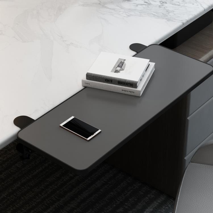 簡約桌面延長板免打孔擴展電腦桌子鍵盤延伸加長板托架加寬