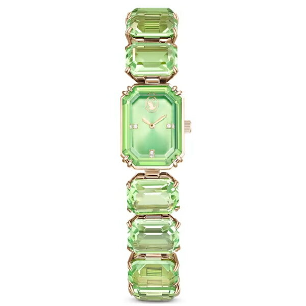 Swarovski 施華洛世奇 Millenia 時尚八角切割水晶女5630834 綠色 23mm｜樂天領券折300★全館特惠中★指定刷卡回饋10%