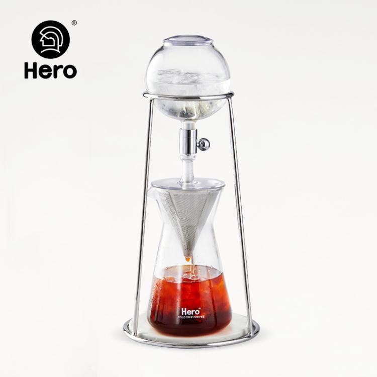 免運 咖啡壺 HERO英雄鼎元MINI冰滴咖啡壺滴漏式冰釀歐式咖啡機家用手沖冷萃壺