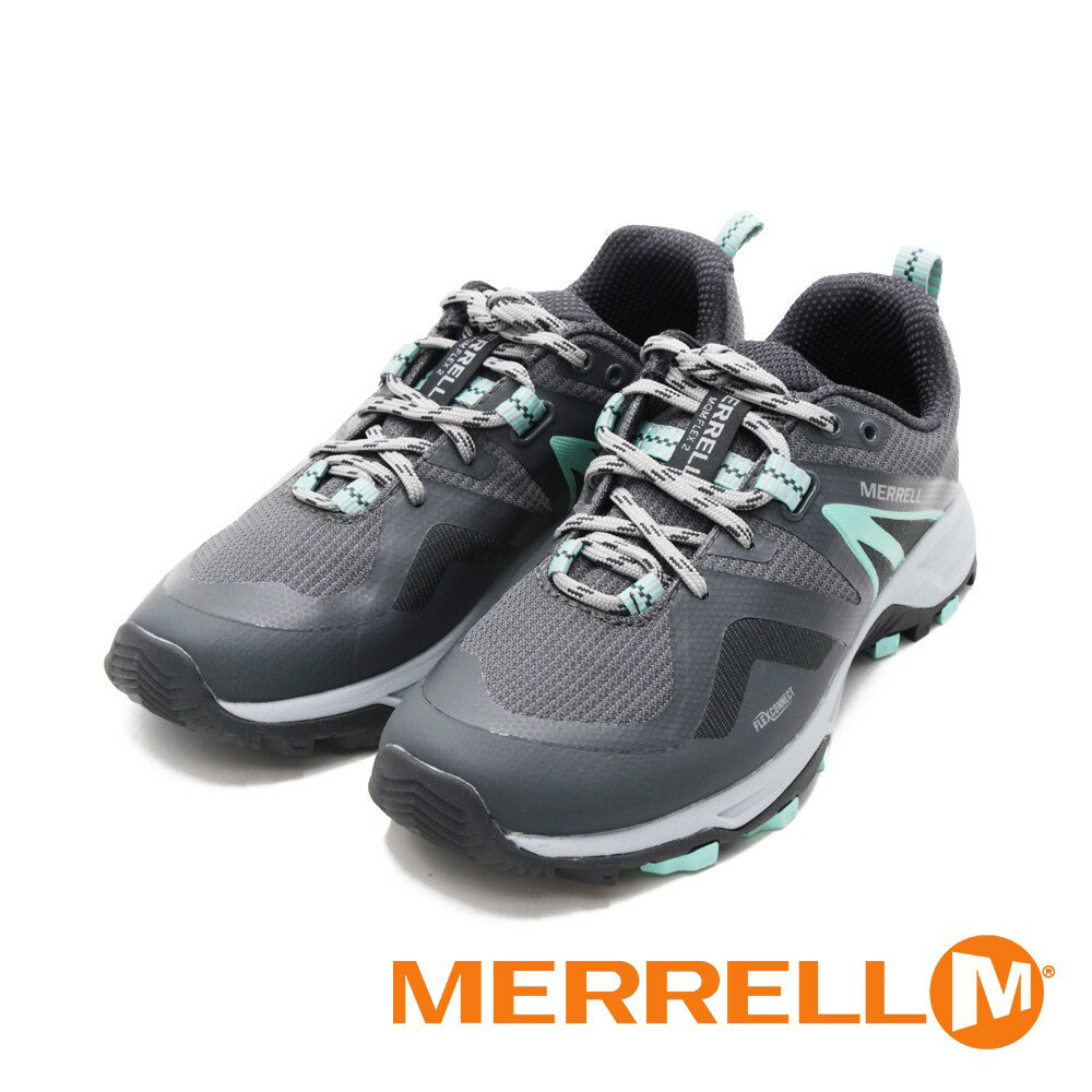 MERRELL(女)MQM FLEX 2 GORE-TEX郊山健行鞋 女鞋-灰綠