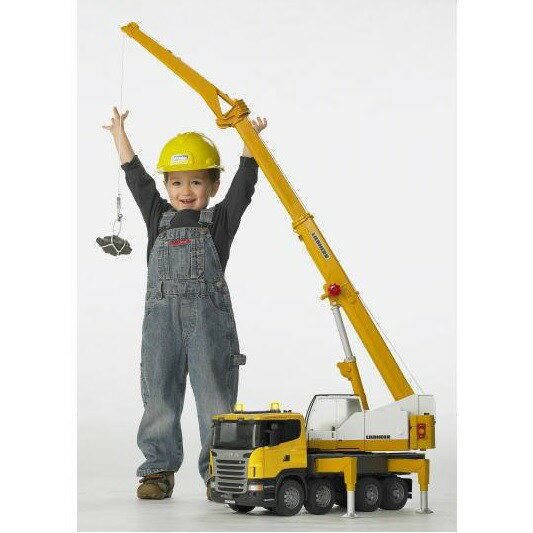 【Fun心玩】RU3570 麗嬰公司 德國製造 BRUDER 1：16 大吊車 吊車型 工程車 大型汽車 兒童玩具 禮物 5