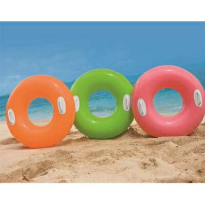 現貨+預購 游泳圈充氣救生圈-安全手把純色加厚水上活動坐騎浮板3色73ez16【獨家進口】【米蘭精品】