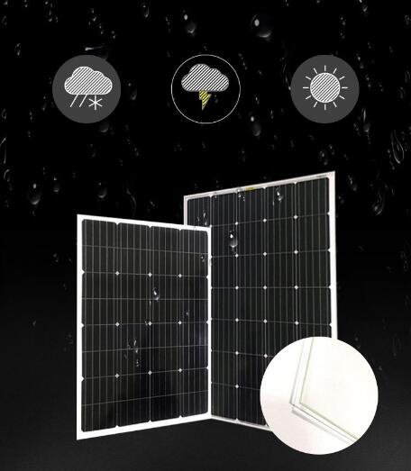 免運 太陽能電池板 太陽能板12V24V單晶多晶100W太陽能電池板太陽能發電板光伏板家用