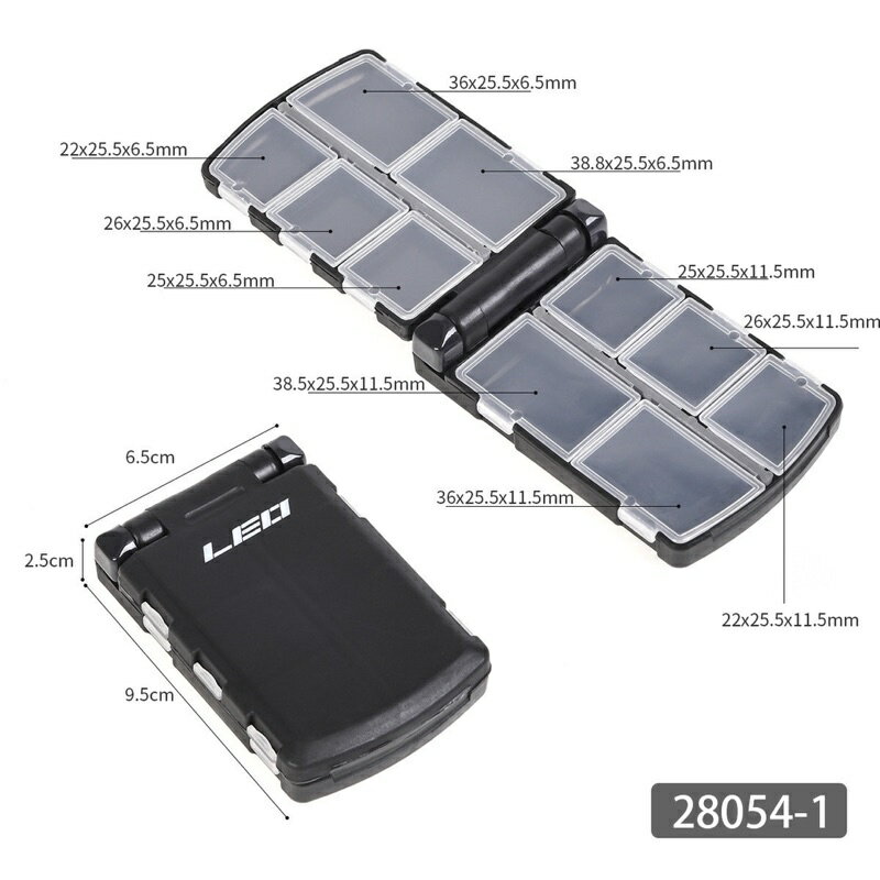 ［沐沐屋］LEO 釣魚盒 半自動開閉配件盒 魚鉤配置盒 咬鉛盒 別針工具盒. 2