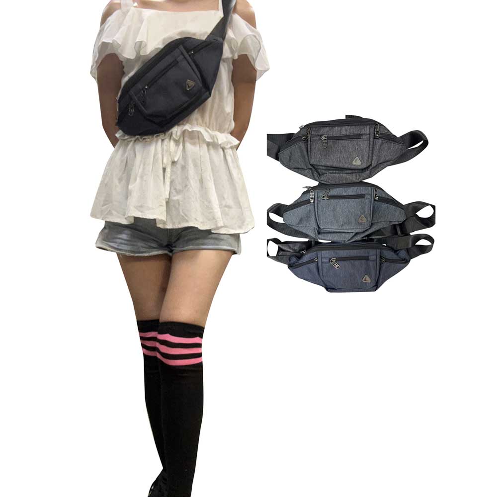 ~雪黛屋~LECAF 腰包小容量主袋+外袋共五層進口防水尼龍布材質LW3833