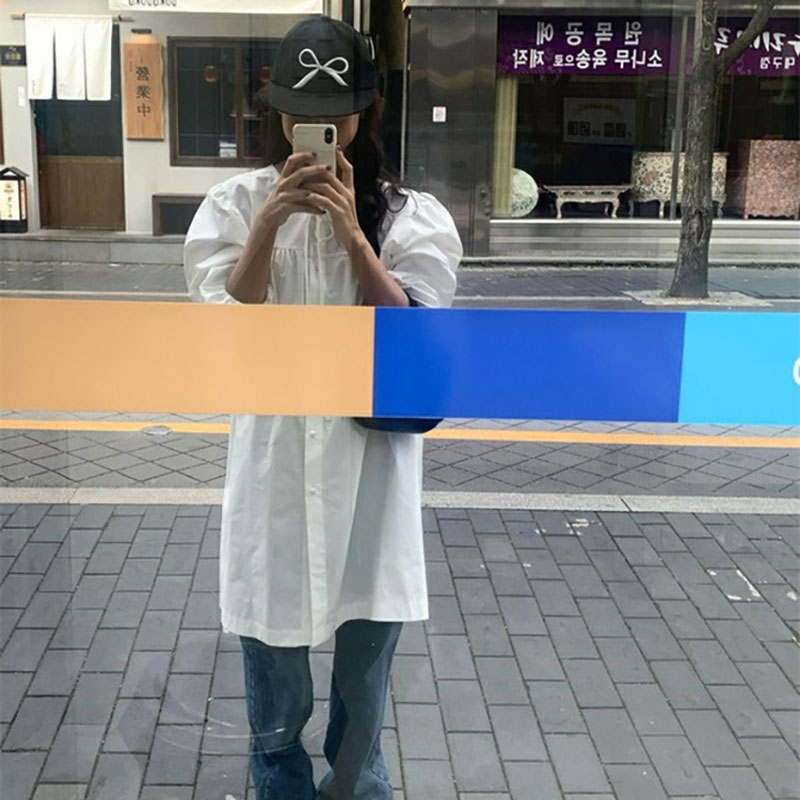 ANNAS 韓國黑色蝴蝶鴨舌帽 蝴蝶結帽子 蝴蝶結棒球帽 刺繡蝴蝶結帽 5