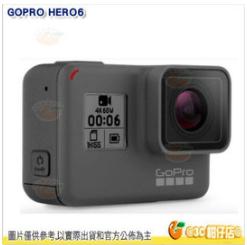送Sandisk 64GB A1 100MB+鋼化貼+原電1顆 GoPro HERO6 Black 台閔公司貨 極限運動 攝影機 防水 聲控 4K