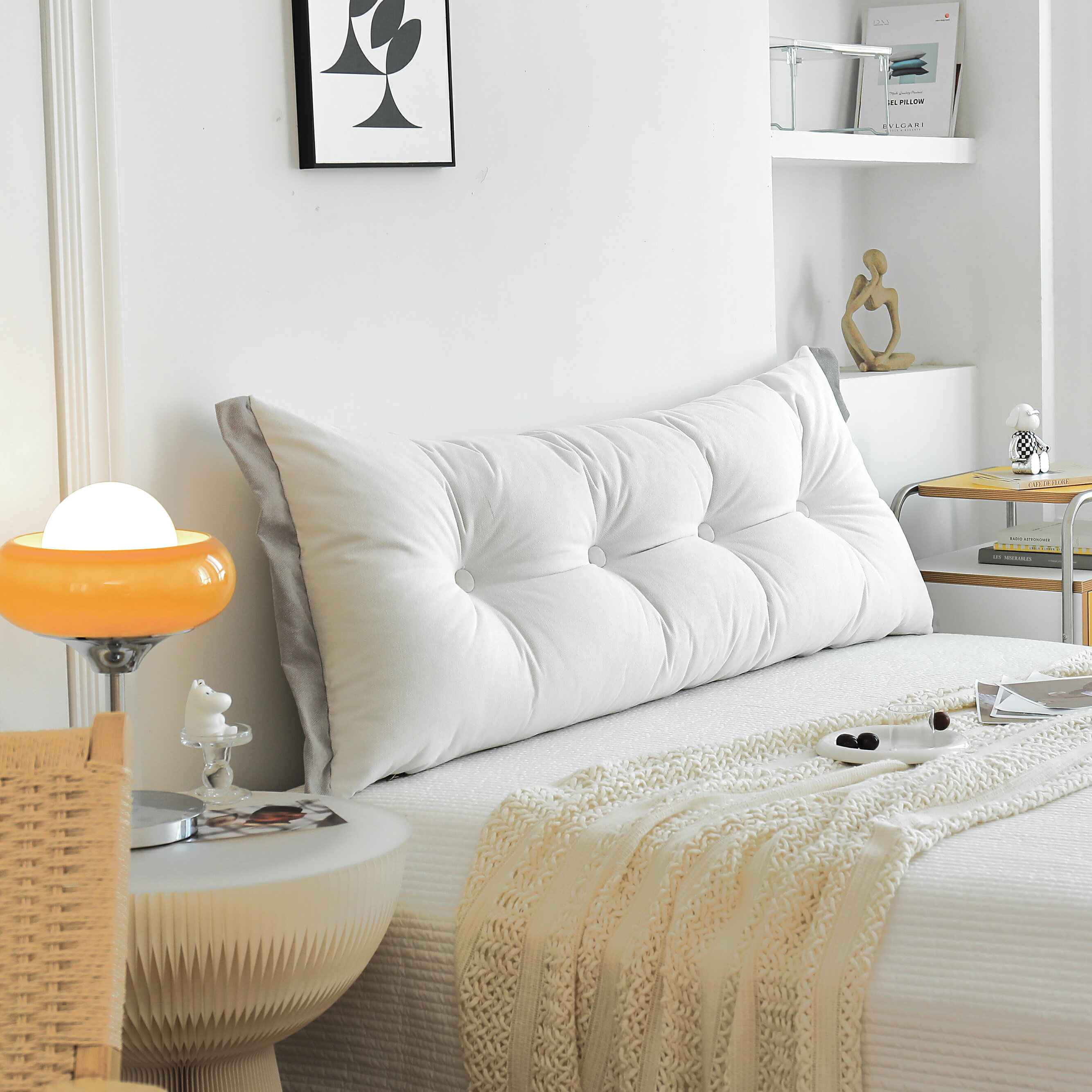 床頭靠墊軟包榻榻米床上雙人長靠枕護腰床靠背墊床頭柜靠墊大靠背/靠墊/靠背墊/床頭墊/軟包墊/大靠背/靠枕墊/護枕墊/床頭靠背墊