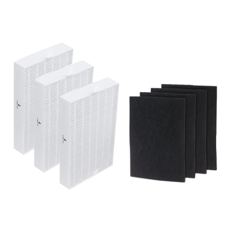 HEPA 3片濾心+4片活性碳濾網 適用於 Honeywell HPA-300APTW/Hrfr1空氣清淨機