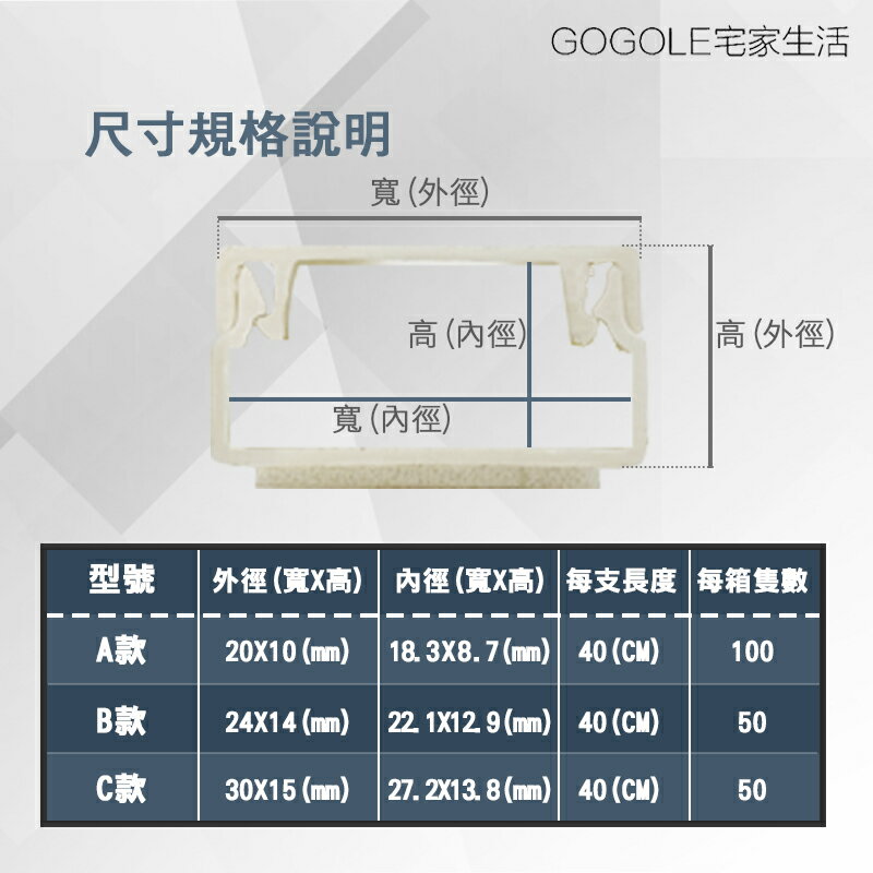台灣現貨 壓條1條40公分 含背膠 電話配線槽 施工專用 含稅開發票 1