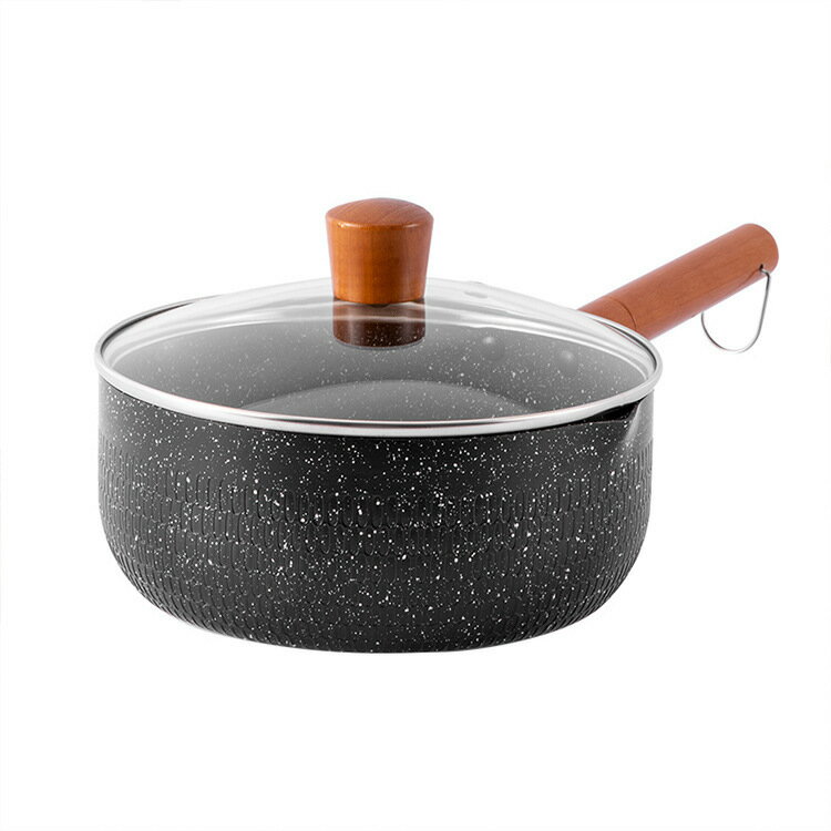 【喜挖】日式雪平鍋麥飯石奶鍋不粘鍋電磁爐湯鍋寶寶輔食鍋家用泡面小煮鍋 4