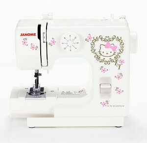 日本代購 空運 JANOME 車樂美 KT-35 KITTY 電動 裁縫機 縫紉機 8種花樣 家用 小型 入門款 泰國製