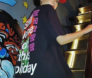 FINDSENSE H1夏季 新款 歐美 嘻哈 街頭 字母圖案印花 時尚 情侶 寬鬆 潮牌 短袖 T恤 潮男女 上衣