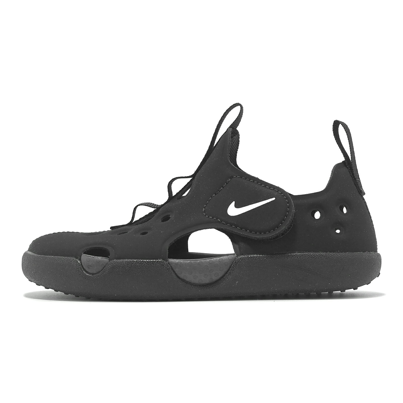 Nike 涼鞋 Sunray Protect 4 PS 中童 童鞋 黑 魔鬼氈 休閒鞋