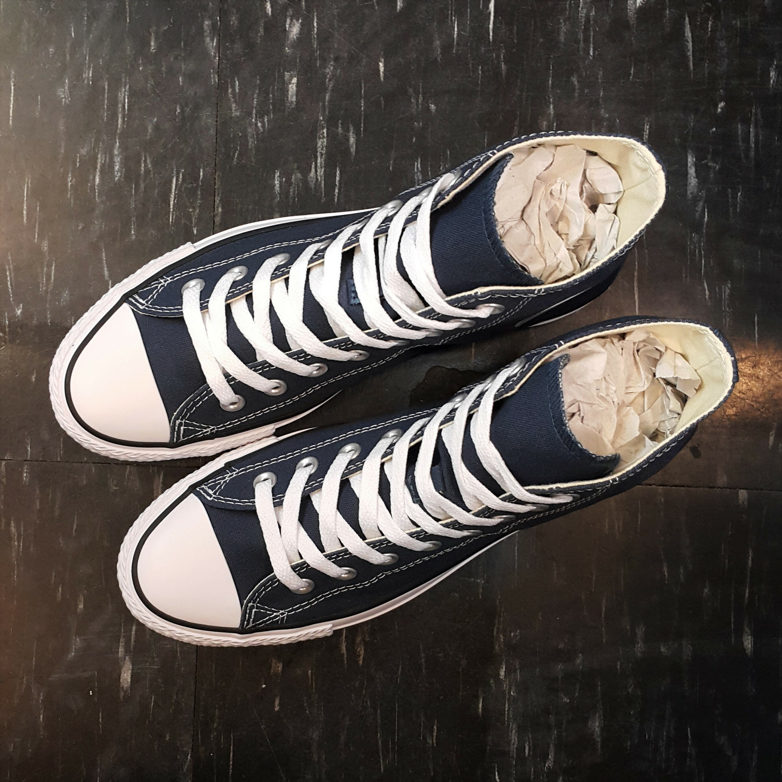 TheOneShop Converse Chuck Taylor 基本款帆布高筒藍色海軍藍深藍色