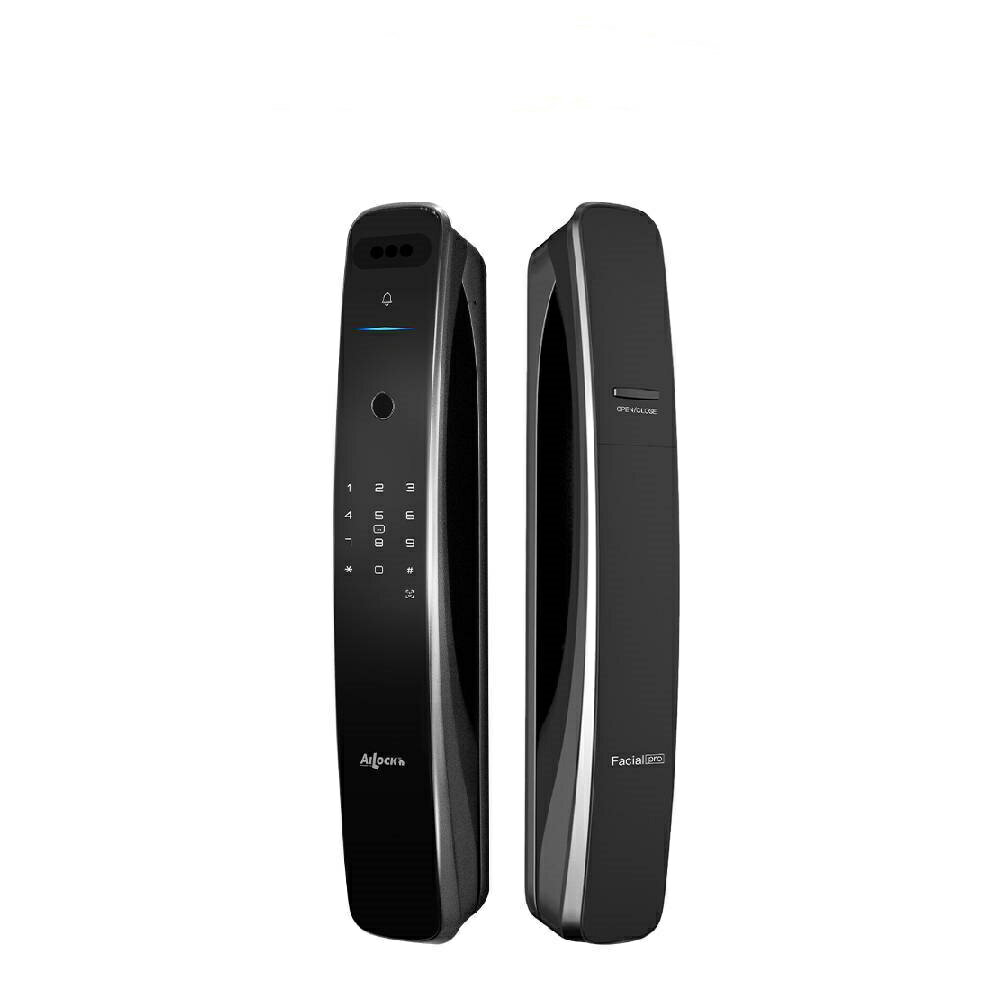 點數11%｜AiLock 智慧鎖 8合1 3D人臉辨識款電子鎖-FACIAL-PRO (雙目人臉辨識｜手機開門｜開門通知｜指紋｜三年保固 免費到府安裝)