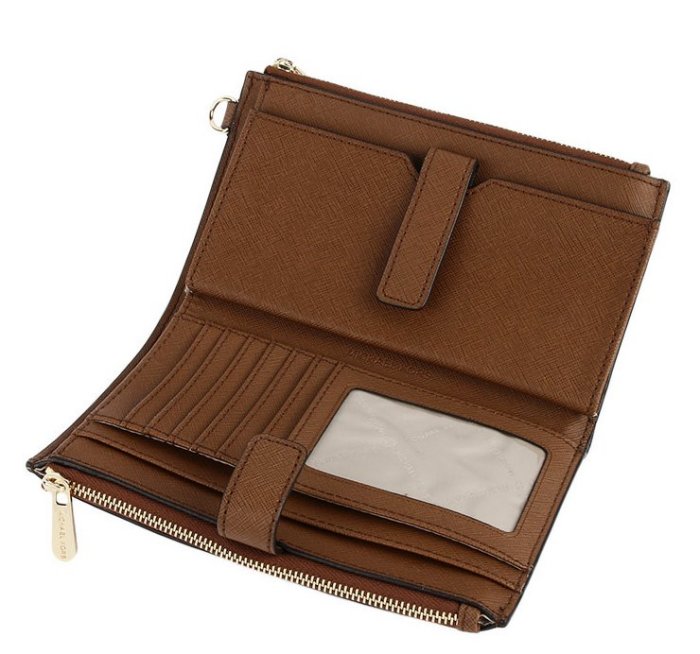 *vivi shop*美國正品MICHAEL KORS MK 多功能手拿包( 十字紋防刮真牛皮款) 長夾 手機包 皮夾 手拿掛包-(保證美國OUTLET全新直購100%正品)*vivi shop* 5