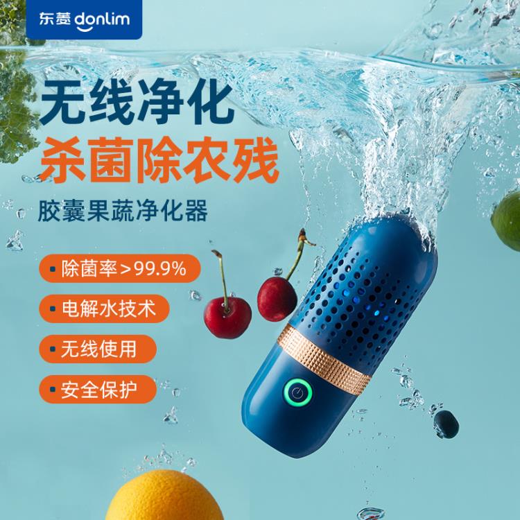 果蔬消毒機 膠囊果蔬清洗機家用無線五穀肉食凈化器除農殘自動解毒洗菜機