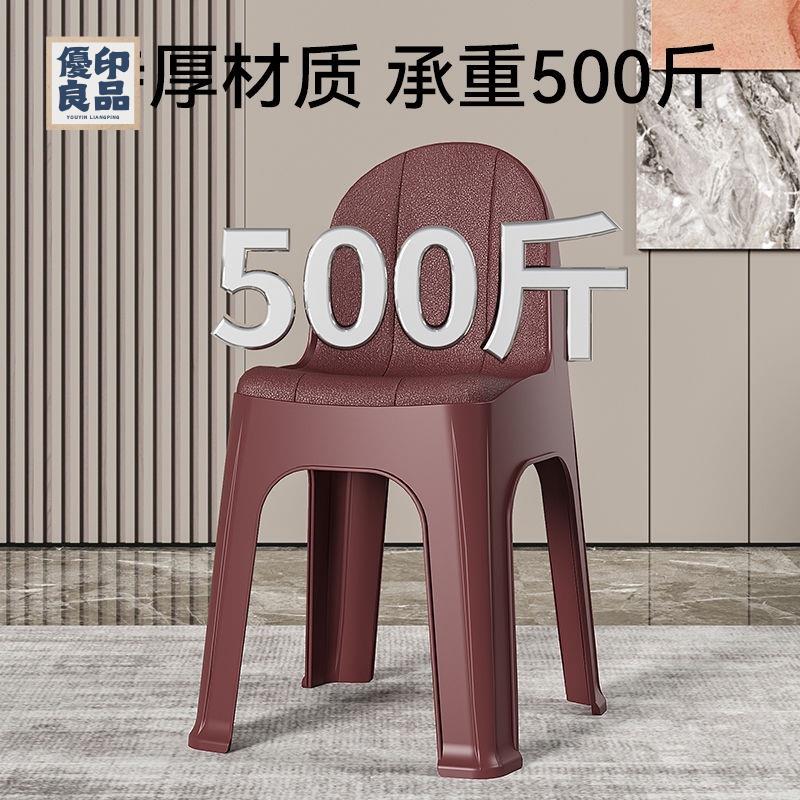工廠直銷 【ins風設計感椅子】品質傢俱 塑膠小凳子特厚家用靠背椅成人北歐餐桌椅輕奢沙發椅子防滑休閒椅 椅子 凳子特惠/開立發票 全館折扣 y5415