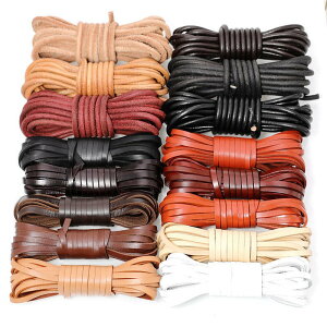 【可開發票】手工材料頭層真皮繩牛皮繩子5毫米粗圓形扁形手鏈編織繩箱包繩