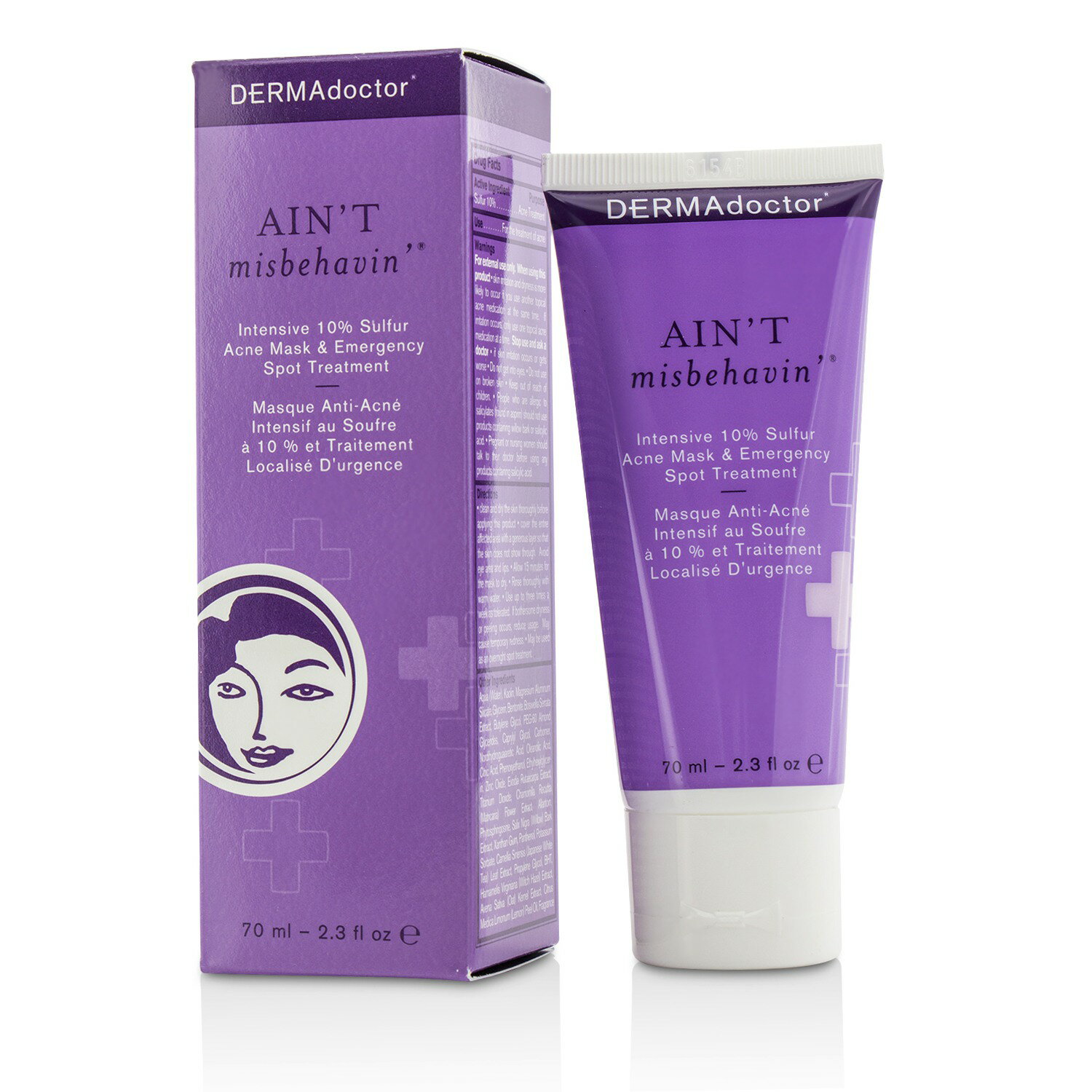 德瑪醫生 DERMAdoctor - 對抗瑕疵硫磺淨痘面膜Ain't Misbehavin' Intensive Skin Clarifying Sulfur Acne Mask