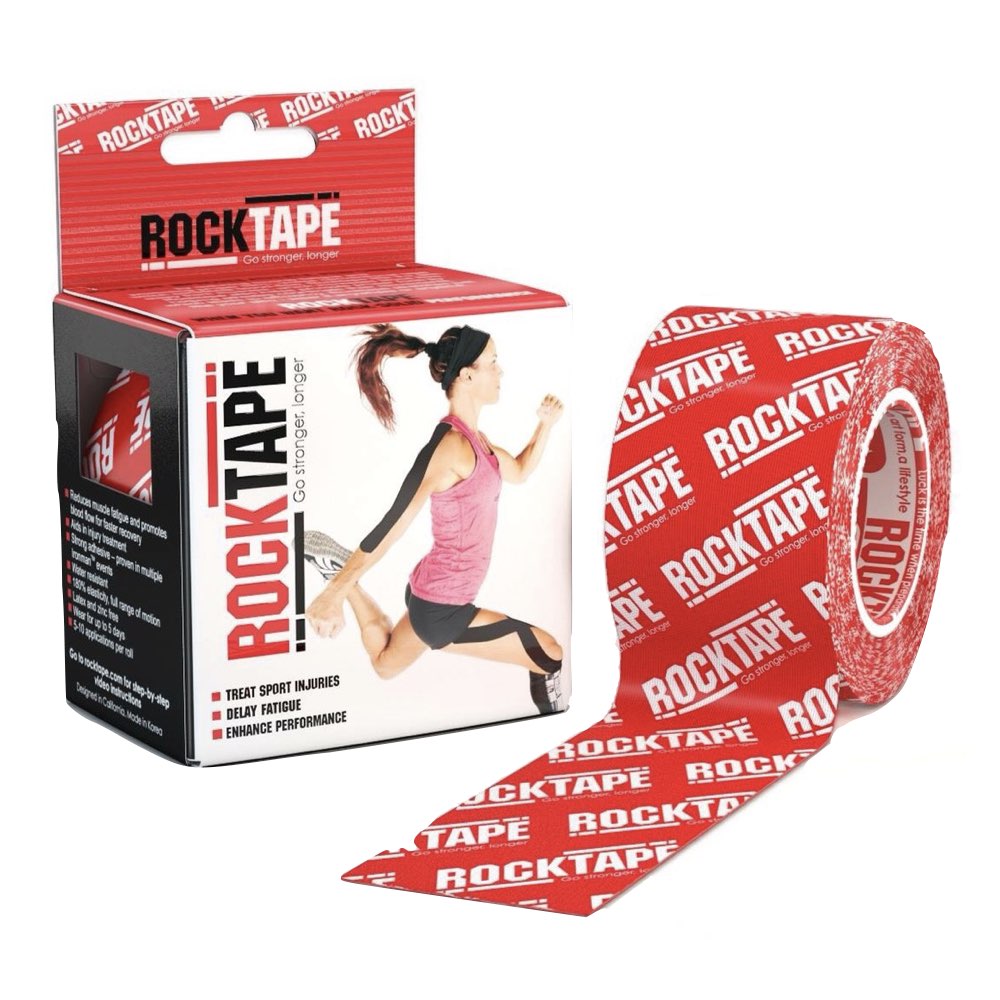 美國《ROCKTAPE》洛克貼 貼布系列 5986247-紅色logo